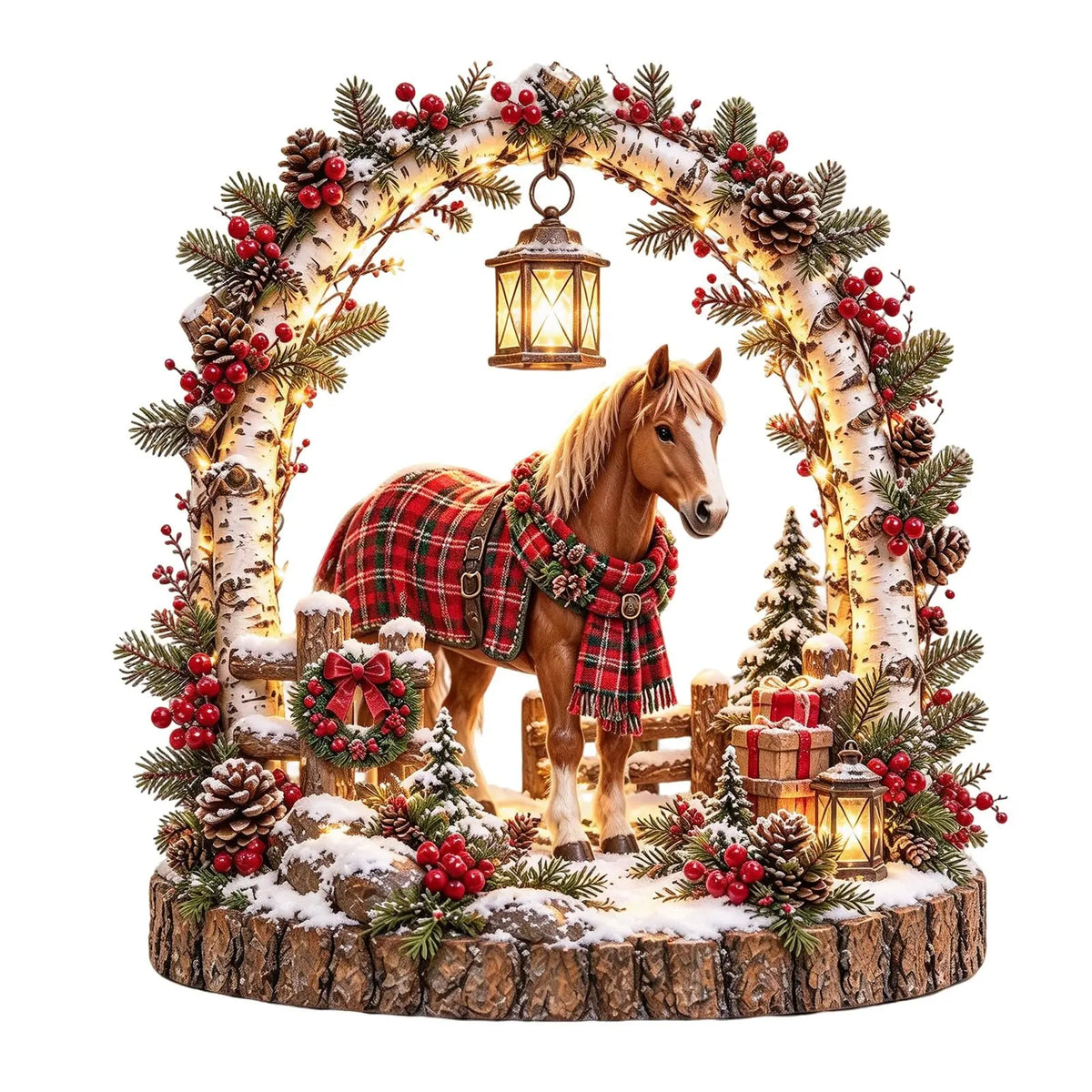 🎄🐮🐴🦌 LED svietiace figúrky (krava, kôň a jeleň) – vianočné dekorácie na stoly a okná