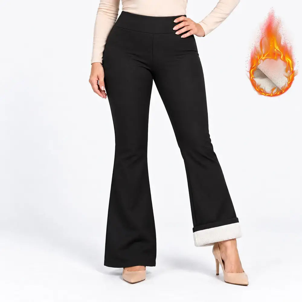 👖🌟【S-2XL】Tvoje nohavice s rúrkovými nohavicami a podšívkou z ovčej vlny – sú zároveň teplé aj pekné!