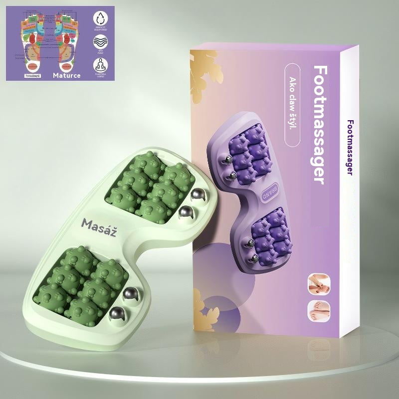 【Kúpte 1 a dostanete 1 zadarmo】🔥Nový produkt💜Prenosný masážny prístroj na nohy s dvoma valčekmi💜