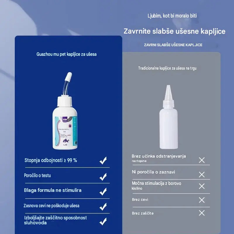 【Kupite 1, dobite 1 gratis】🐶🐱 Čistilo za ušesa za lajšanje srbenja v ušesih psov in mačk.