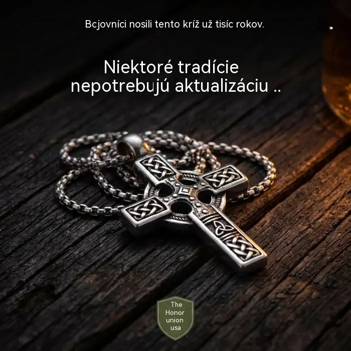 【Kúp 1, získaj 1 zadarmo】✨Pánsky náhrdelník — Kríž bojovníka