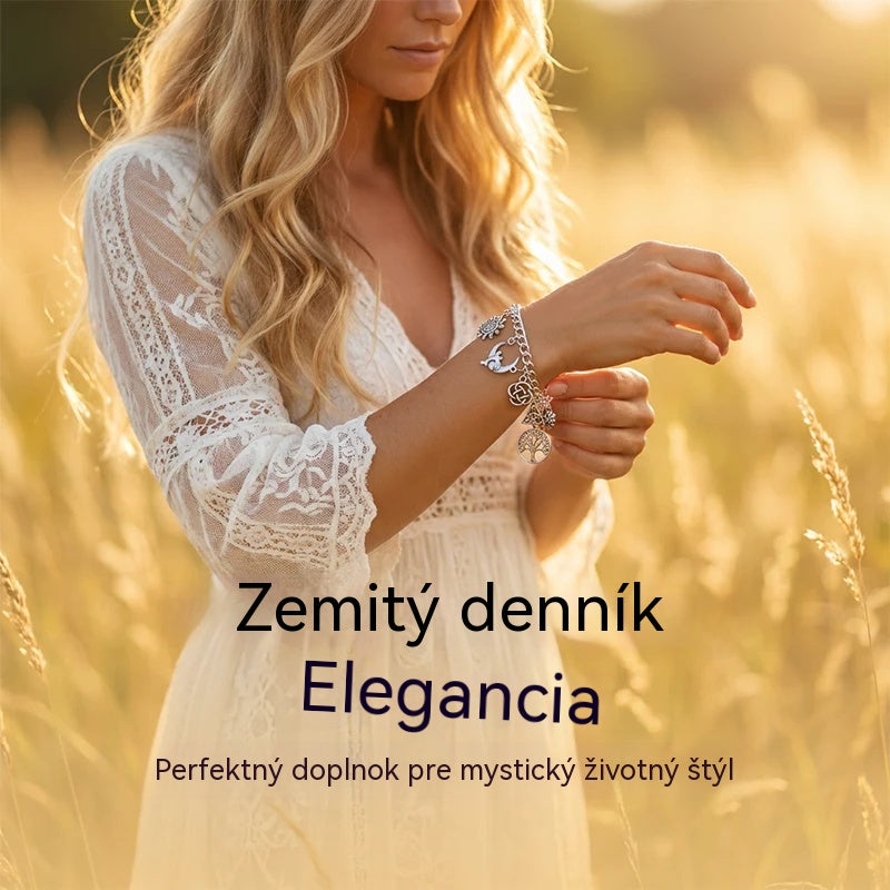 Vintage náramok s príveskami a mystickým nádychom pre ženy – nebeské, gotické a boho šperky 🔮✨