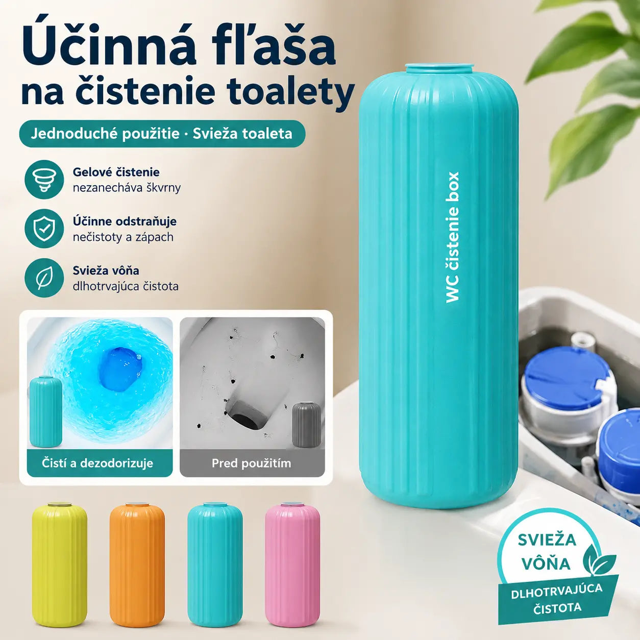✨💥4 kusy za 24€🚽Skuteczna butelka dezodoryzująca do toalety😃Chroń zdrowie całej rodziny.