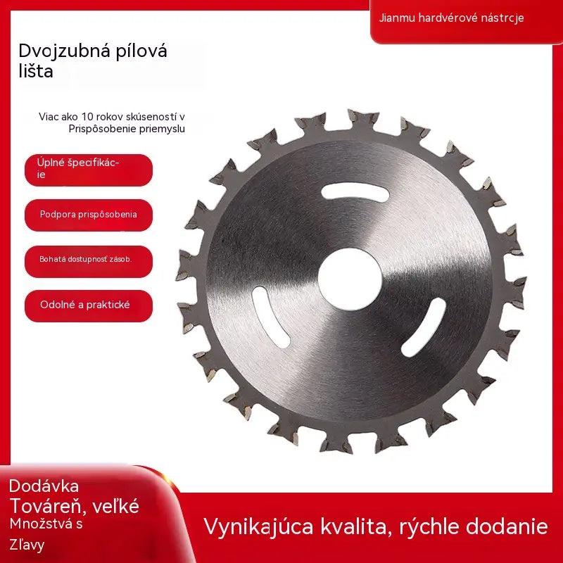 ⚙️⚡Kúpte jeden, druhý dostanete zadarmo⚡🔨🔥 Obojstranný hliníkový pílový kotúč na drevo