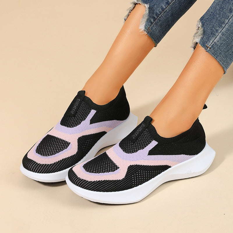 👟 Vkročte do sveta ľahkého pohodlia – Dámske priedušné nazúvacie tenisky s polstrovanou podrážkou 💨