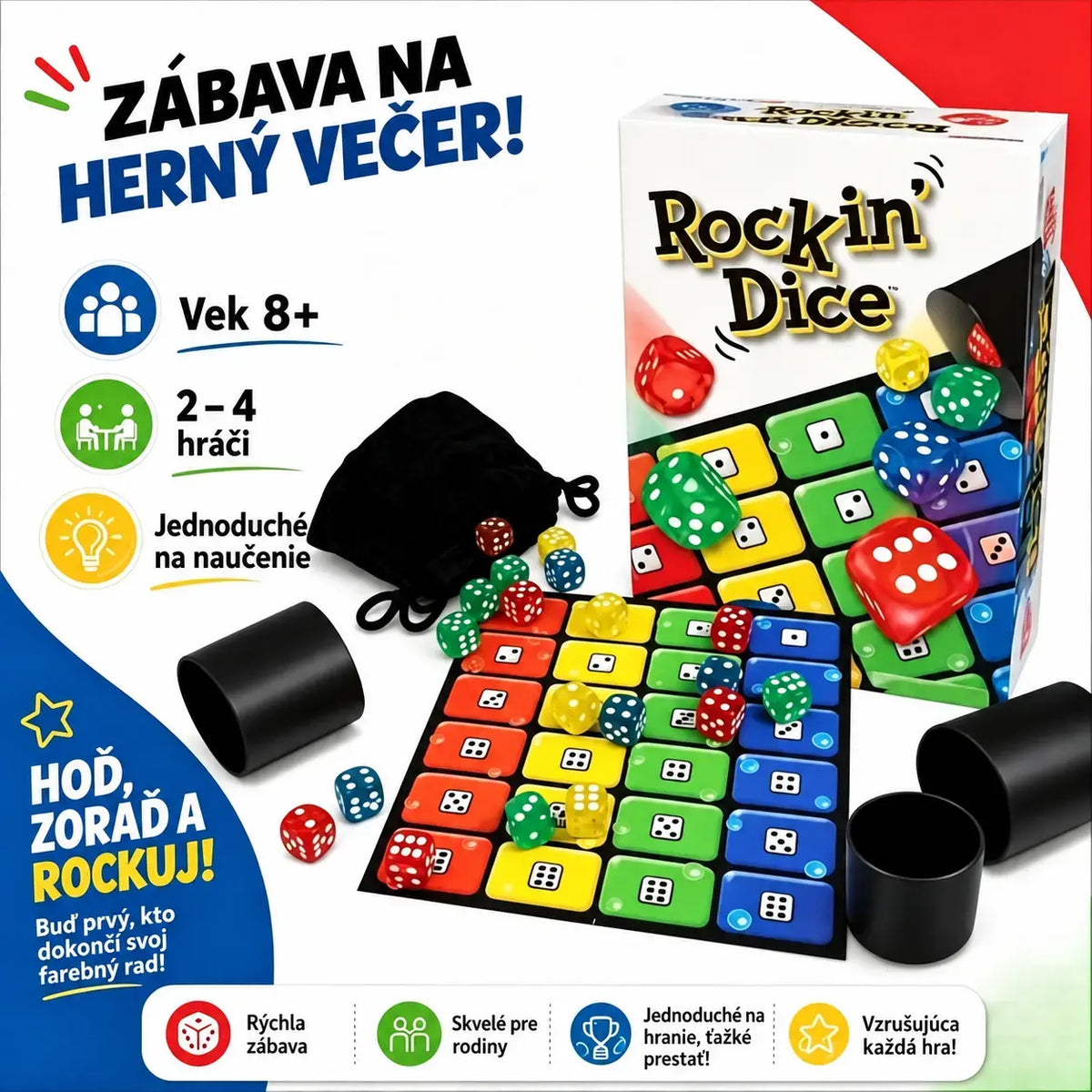 🎲👨👩👧👦Obľúbená kocková spoločenská hra: Ligreto