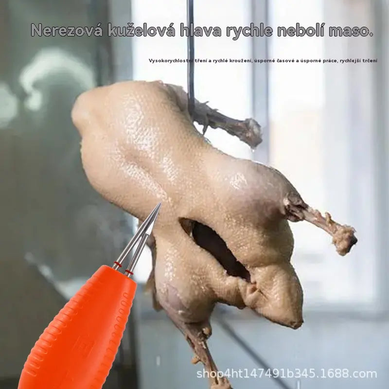🐓🐖 Prenosný dobíjací elektrický depilátor na hydinu🦆Vodeodolný, možno použiť na všetky druhy chlpaté hydiny