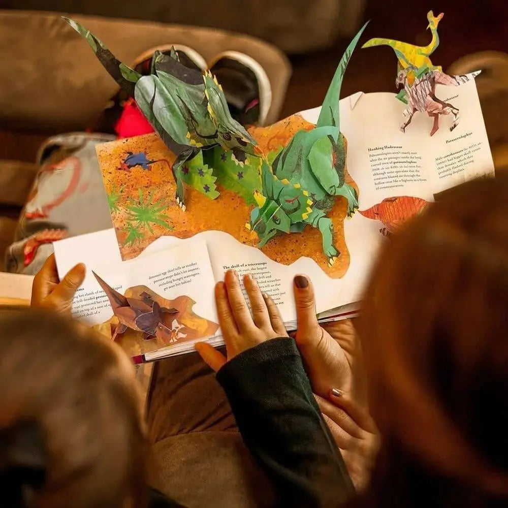 📕✨3DEnclopediaPrehistorickéDinosauryVyskakovacie knihy Encyklopédia dinosaurov