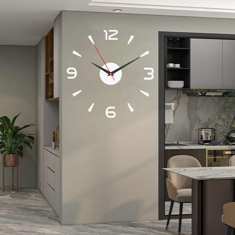 【30%OFF】🕑✨3D podsvietené akrylové nástenné hodiny - nie je potrebné vŕtanie (vyžaduje sa vlastná montáž)
