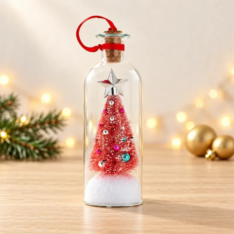 🎄Nahrateľný/prehrávateľný odkaz vo fľaši, vzácny suvenír, jedinečná bytová dekorácia.