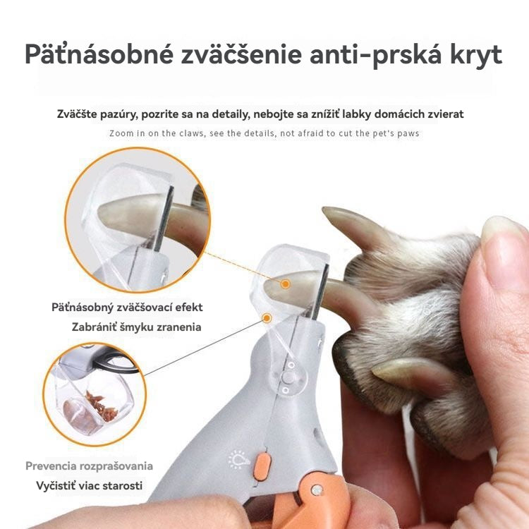 🎁【Kúp 1, získaj 1 zadarmo】✨🐶🐱LED osvetlenie - klieštiky na pazúry pre mačky a psov