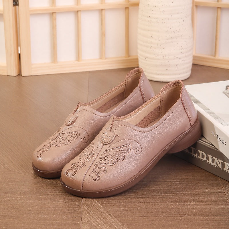 👟【35-42】💟Dámske ležérne kožené topánky s mäkkou podrážkou