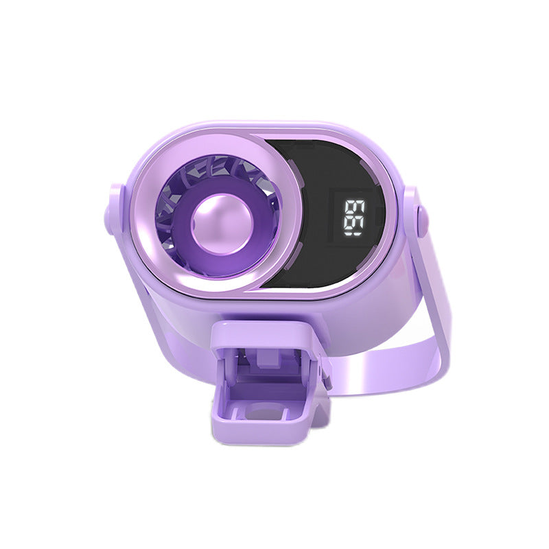 🌀 Hands-free ventilátor s LED displejom, integrovaným klipom a 199 nastaviteľnými úrovňami