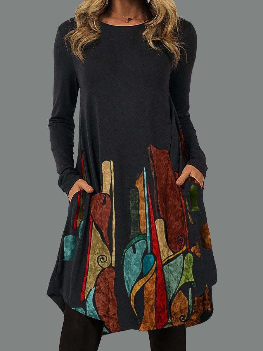 👗🍁【S-5XL】Dámske etnické módne ležérne šaty