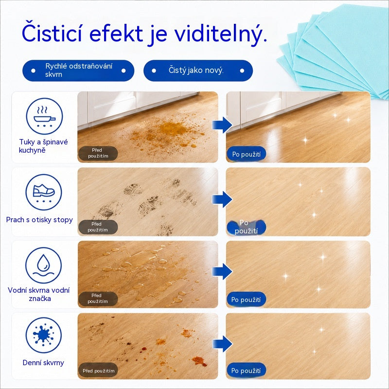 💦🏡【3 balenia, spolu 90 obrúskov】Vo vode rozpustné obrúsky na čistenie podláh