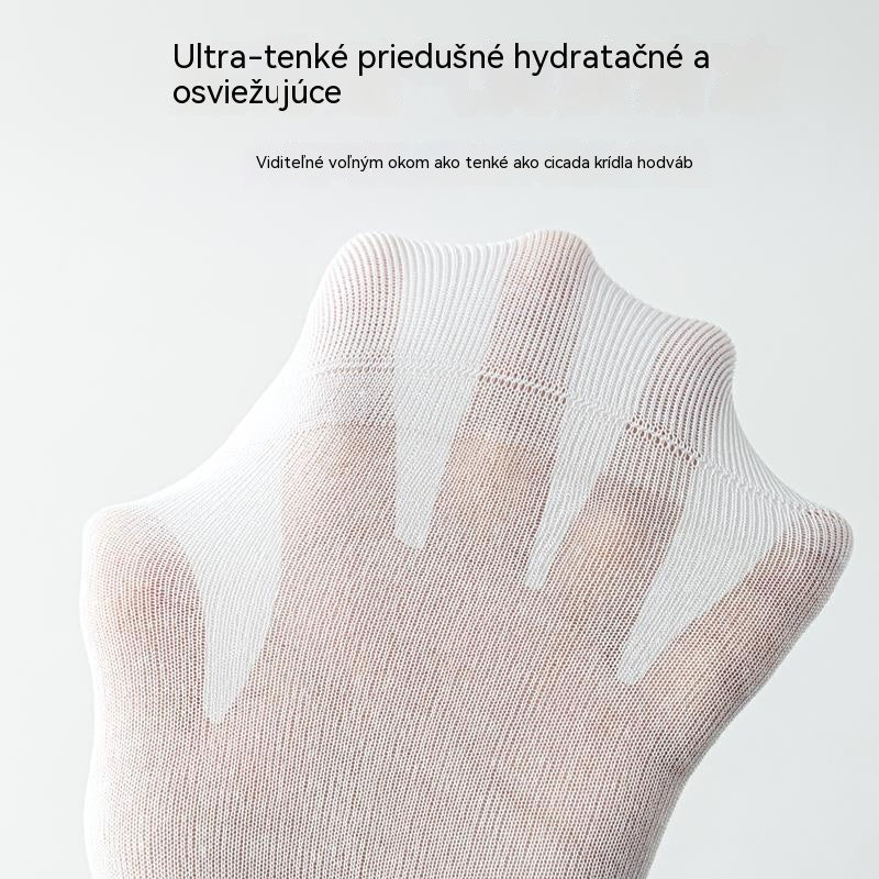 【7 párov】🧦Dámske krátke ponožky, sieťované, priedušné, bavlnené ponožky odolné voči zápachu