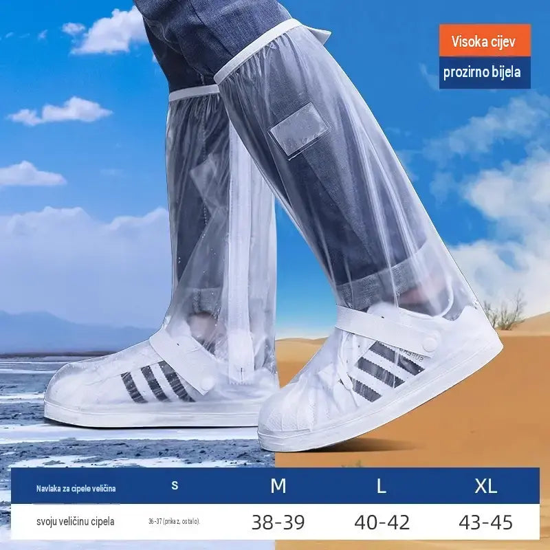 【1 par 23€】Spriječite smočenje tenisica! Izdržljive vodootporne navlake za obuću: neklizajuće i sklopive – lako ih nosite u torbi 🌧️