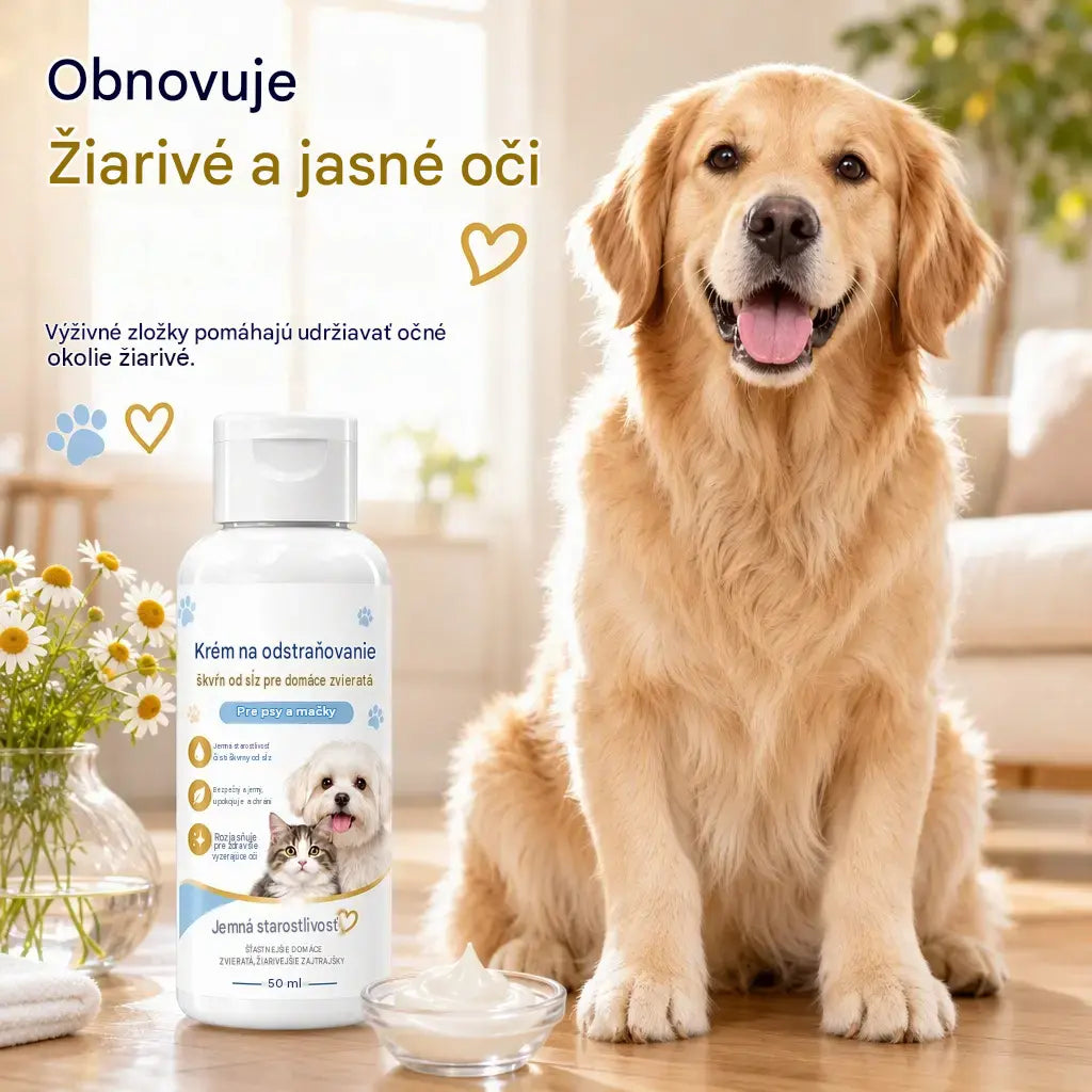 2 fľaše za 23 eur🐶Krém na odstránenie škvŕn od sĺz od domácich zvierat