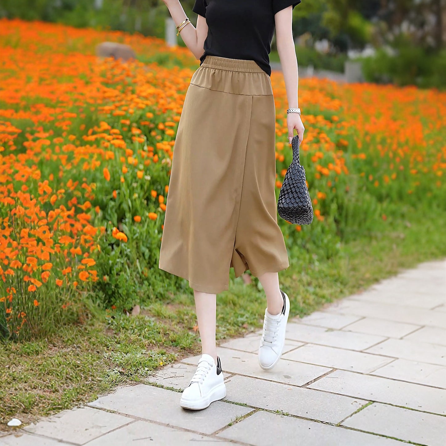 💖✨【M-2XL】👍Letné nohavice z bavlny a ľanu pre dámy