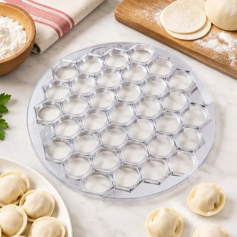 🥟 Pripremite pieroge ili pelmene za nekoliko sekundi! Kalup od 37 dijelova · Jedan pritisak proizvodi 37 identičnih dijelova · Učinkovito, brzo i jednostavno za čišćenje!