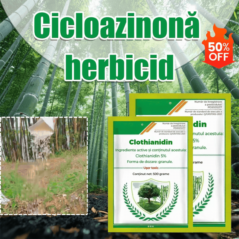🌳✅【500g】🔥Hexazinónový herbicíd, herbicíd na stromy, bambus, kríky, burinu, železnice, cesty a továrne