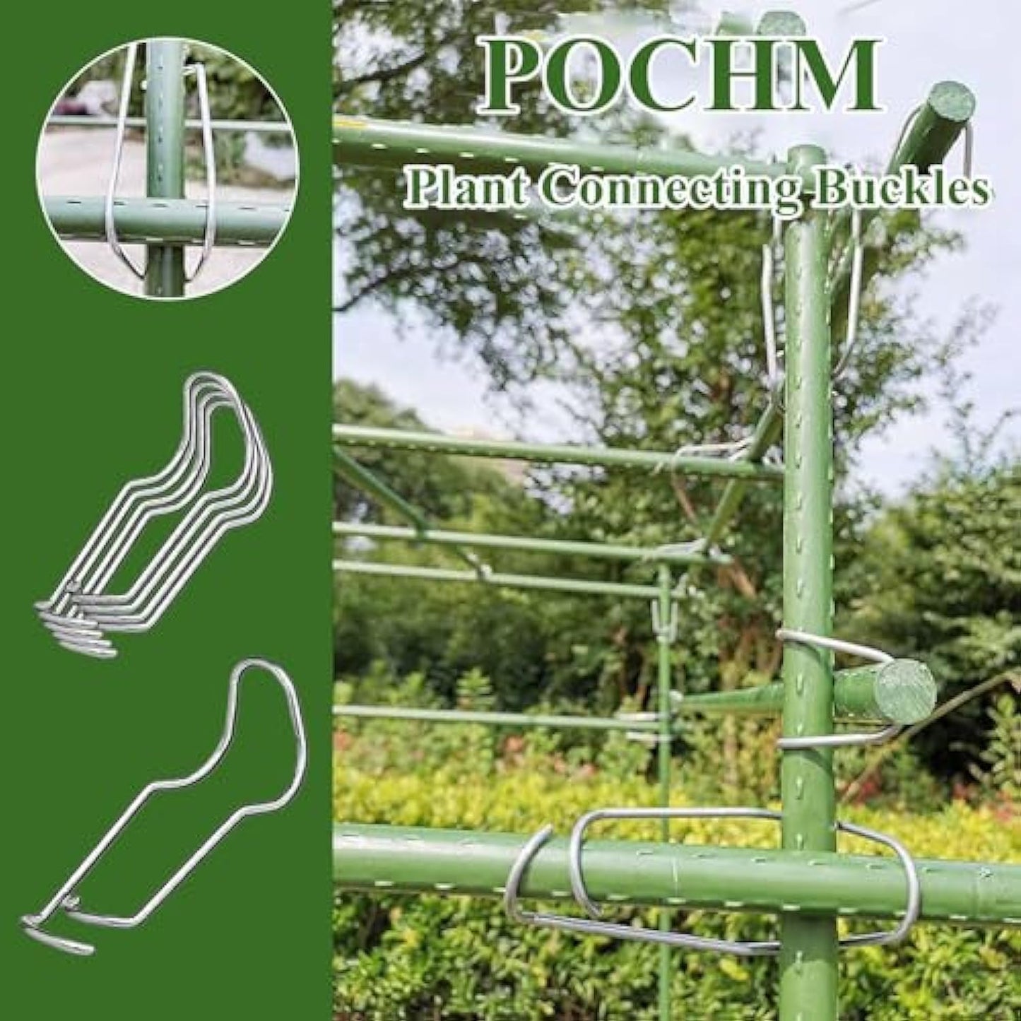 🌿🌿【30 kusov】✨Balenie ultra odolných slučiek na pripojenie rastlín, spojovacie spony na záhradné príslušenstvo