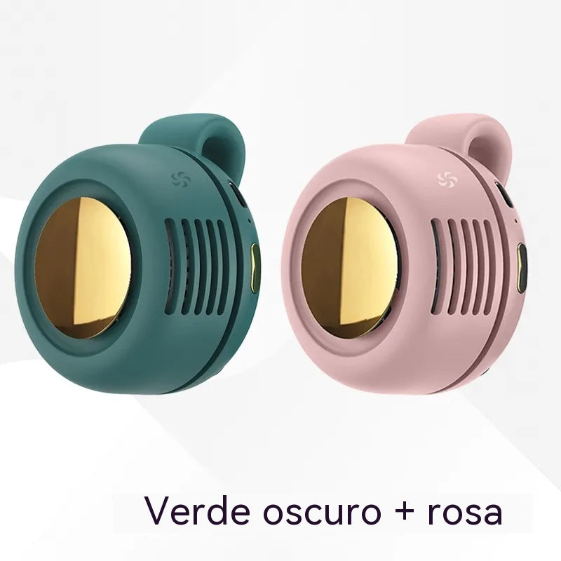 【2 kusy】 Prenosný mini ventilátor s klipom na oblečenie, nastaviteľná rotácia o 360°, ultratiché chladenie, prirodzené a zdravé prúdenie vzduchu, nabíjateľný cez USB