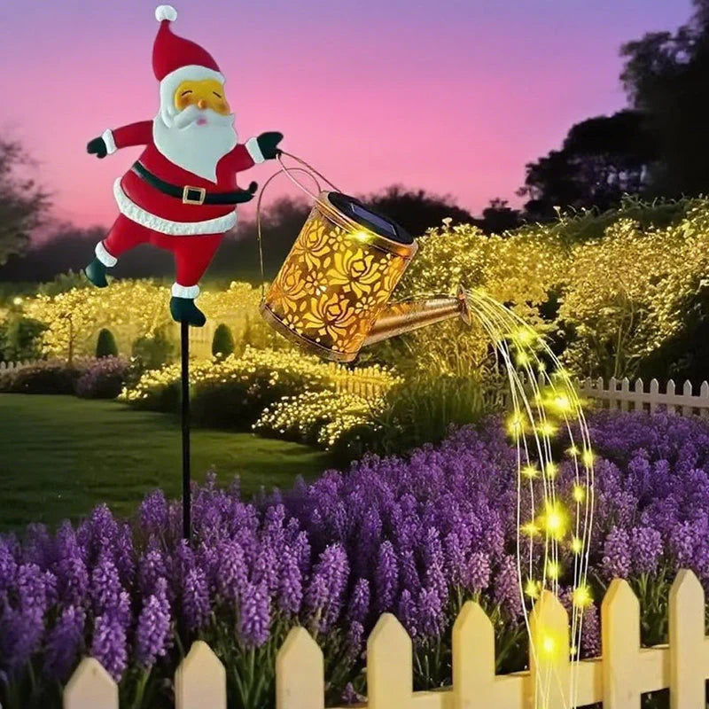 📢📢ZĽAVA 60%! 🎅Solárne záhradné svetlo Santa✨