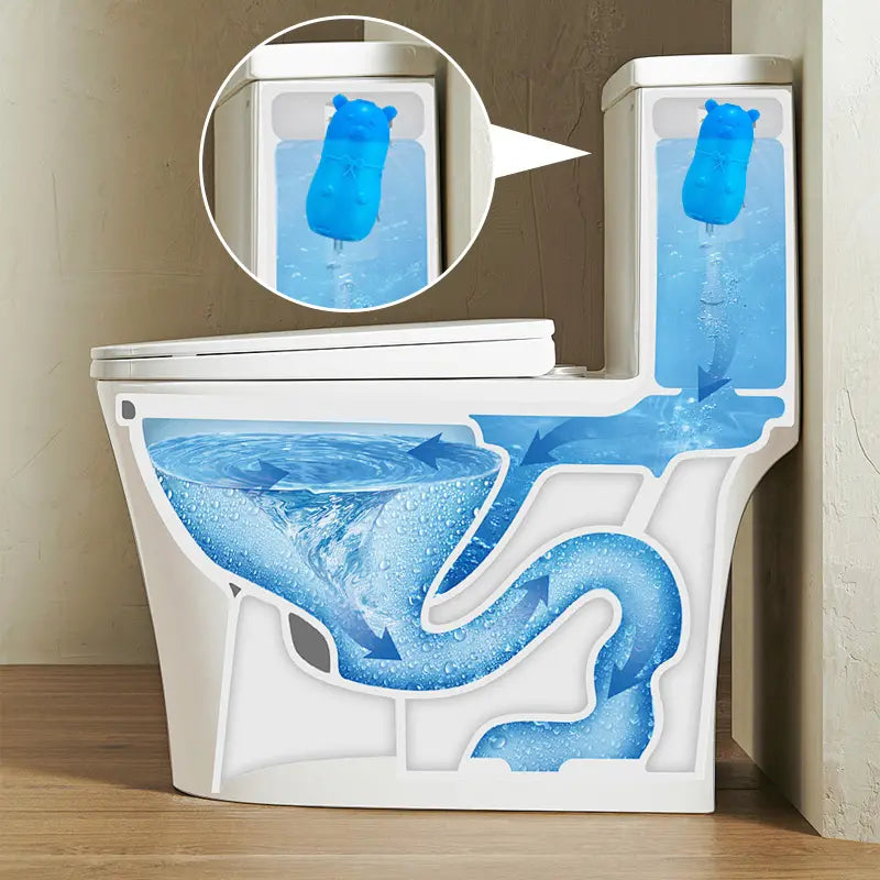 🚽💦【Kúpte 2 a dostanete 1 zadarmo】💥【150g】Čistiaci prostriedok na toalety v tvare medvedíka s vlastnosťami odstraňovania škvŕn, proti zápachu a odolný.