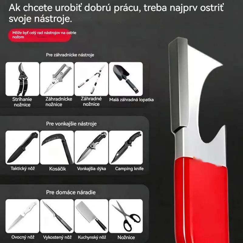 💥50% zľava💥【Balenie 10 kusov】 Prenosné vonkajšie brúsky na nožnice a nože
