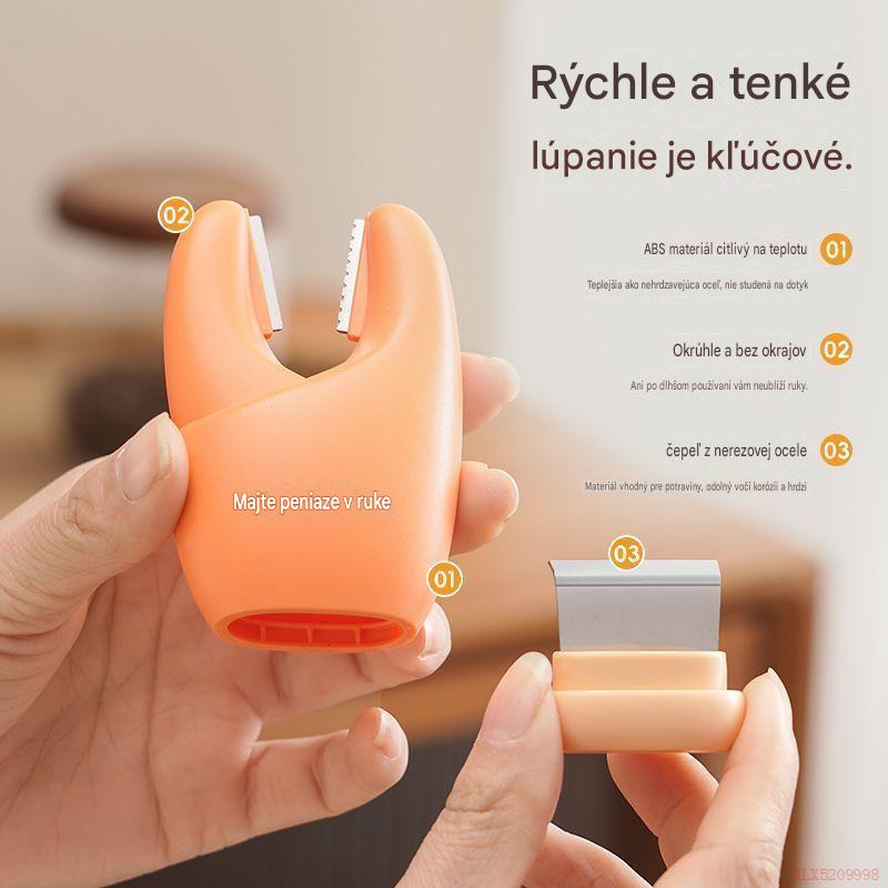 【Kúp 1, získaj 1 zadarmo】2 v 1 škrabka na cesnak a škrabka na zázvor s magnetickou rukoväťou - Domáci nástroj na lúpanie