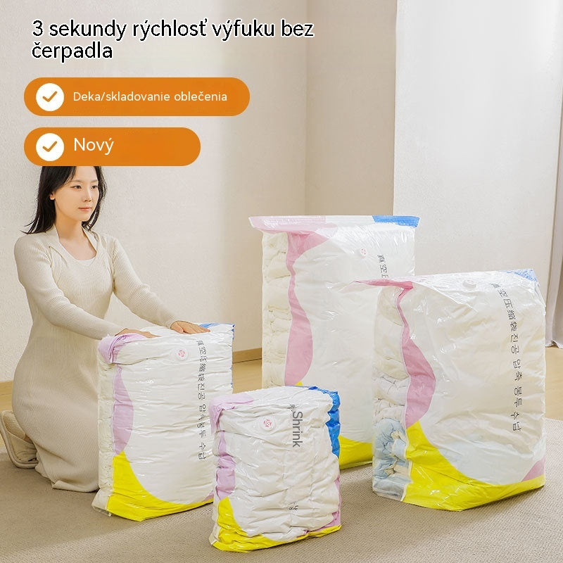 🧳Kúpte 2 a získajte 3 zadarmo✨ Vákuové úložné vrecká pre domácnosť, veľkokapacitné vákuové kompresné úložné vrecká