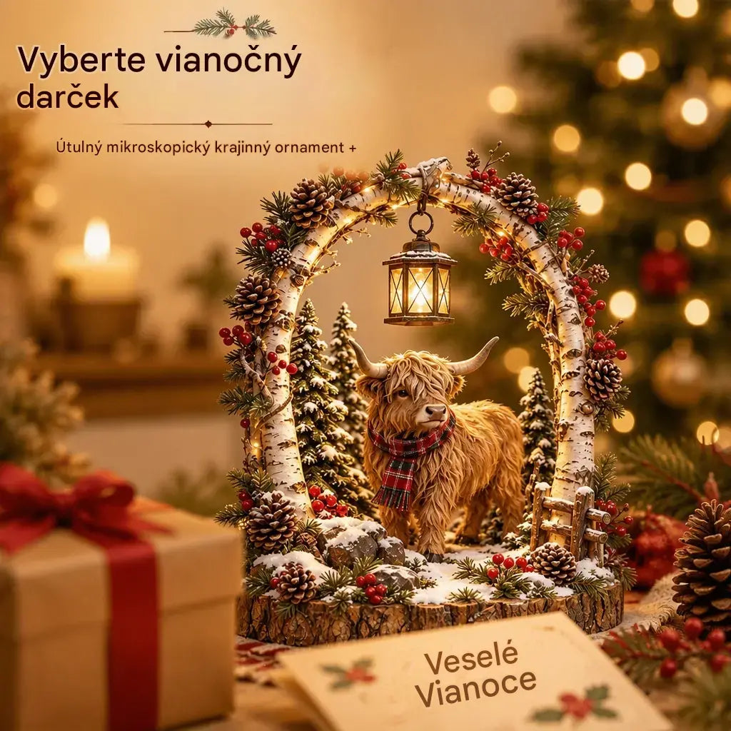 🎄🐮🐴🦌 LED svietiace figúrky (krava, kôň a jeleň) – vianočné dekorácie na stoly a okná