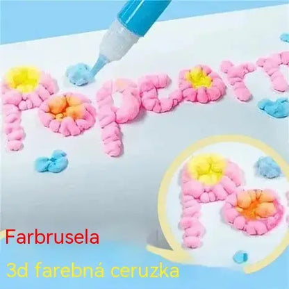 🎁【Kúpte 1, získajte 1 zadarmo】3D tlačiarenské pero pre deti: Kreslenie bublín v štýle popcornu (DIY)
