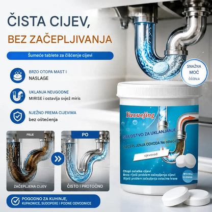 🔥【Kupite 1, dobijte 1 gratis】 ❤️ Moćne šumeće tablete za čišćenje koje brzo otapaju začepljenja uzrokovana masnom kosom i odčepljuju začepljene odvode; također dezodoriraju i imaju antibakterijska svojstva.