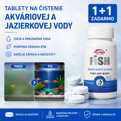 🐟【Kúpte 1 a získajte 1 zadarmo】💧 Šumivé tablety na čistenie akváriovej a jazierkovej vody🔥