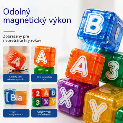 📢📢40% zľava len po obmedzenú dobu! 【40 stavebných kociek + úložný box】⏰Magnetické stavebné kocky s písmenami a číslami pre deti