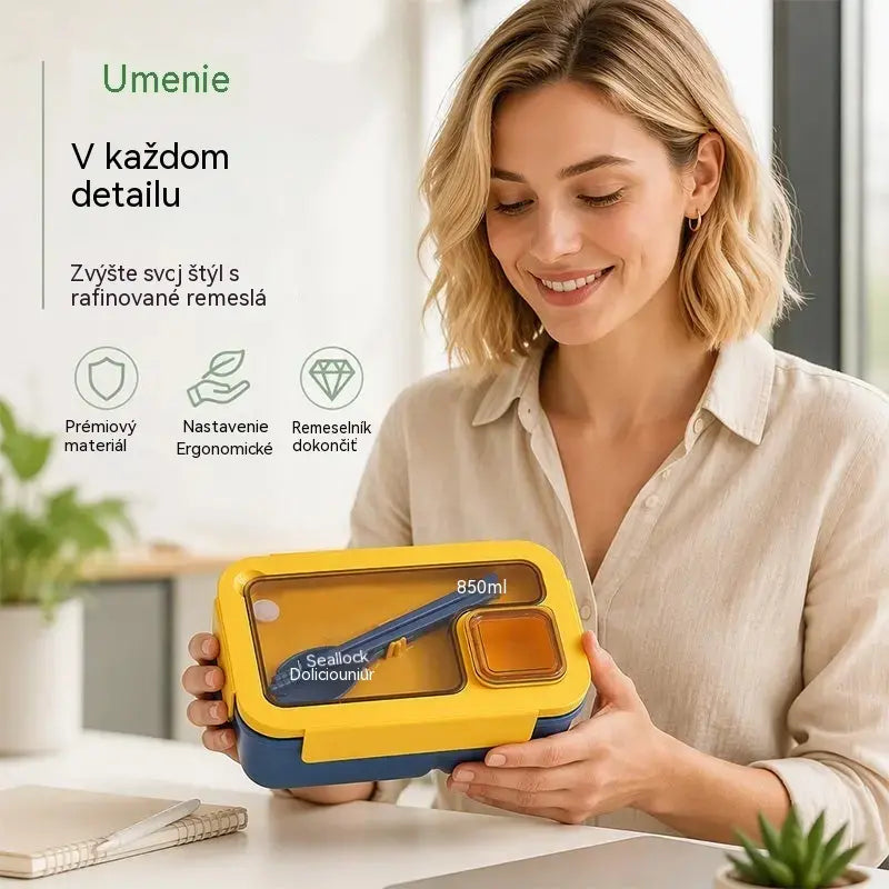 📢🍱 Odporúčaný produkt | Obedár vhodný do mikrovlnnej rúry s priehradkami