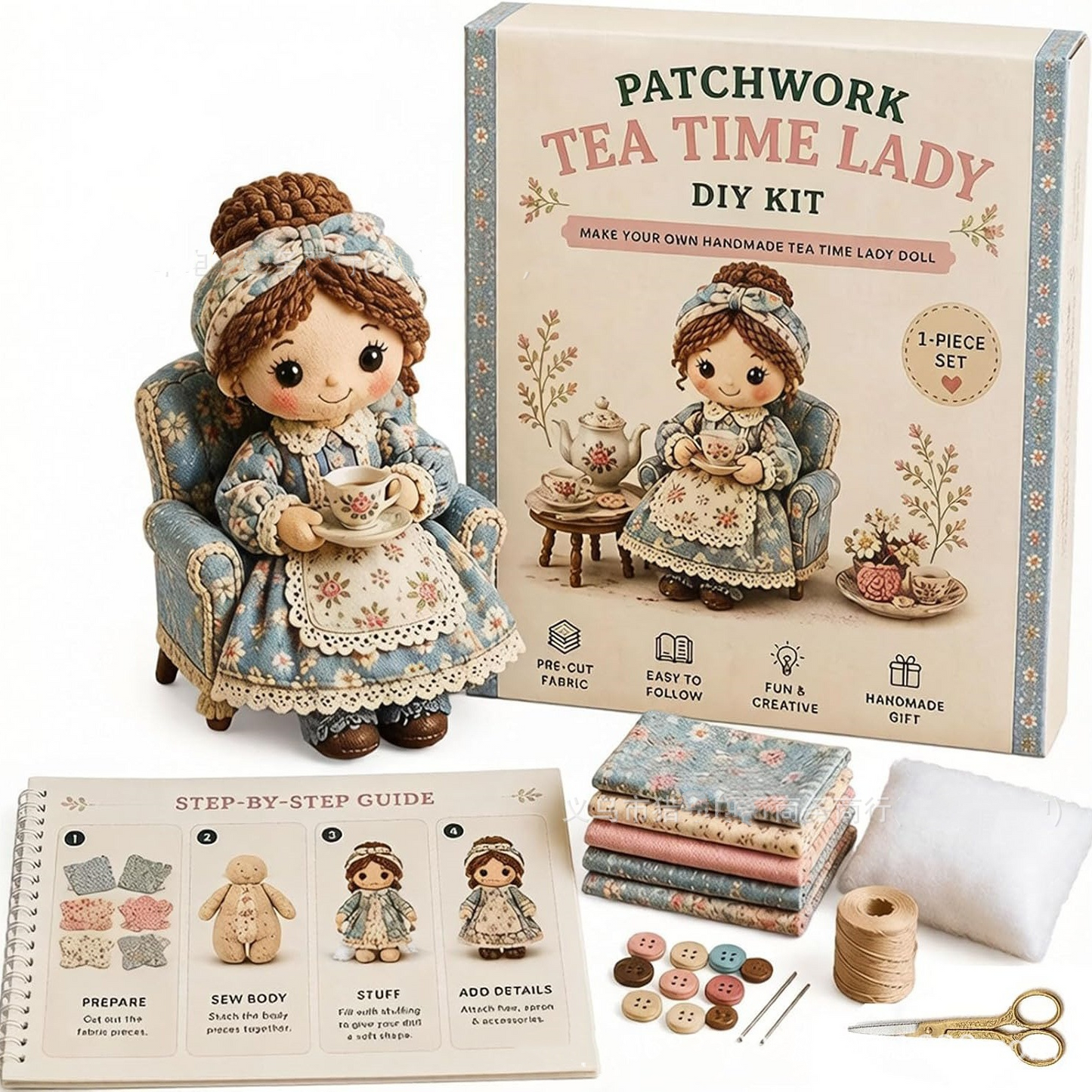 🎁🧵 Svetová séria miniatúr – Séria patchworkových DIY sád