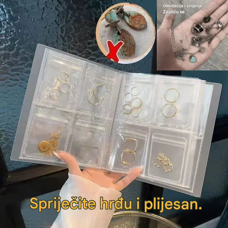 🌟Vrećica za nakit otporna na prašinu, prozirna PVC prijenosna vrećica za nakit