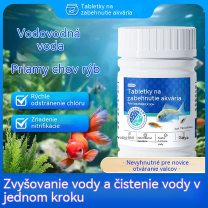 🐟【Kúpte 1 a získajte 1 zadarmo】💧 Šumivé tablety na čistenie akváriovej a jazierkovej vody🔥
