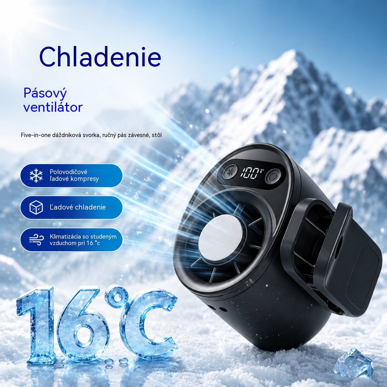 ✨Prenosný turbo ventilátor na chladenie auta