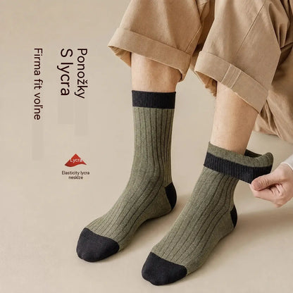 😍🧦【10 párov】Pánske bavlnené dezodoračné ponožky, nové 2026, absorbujúce pot