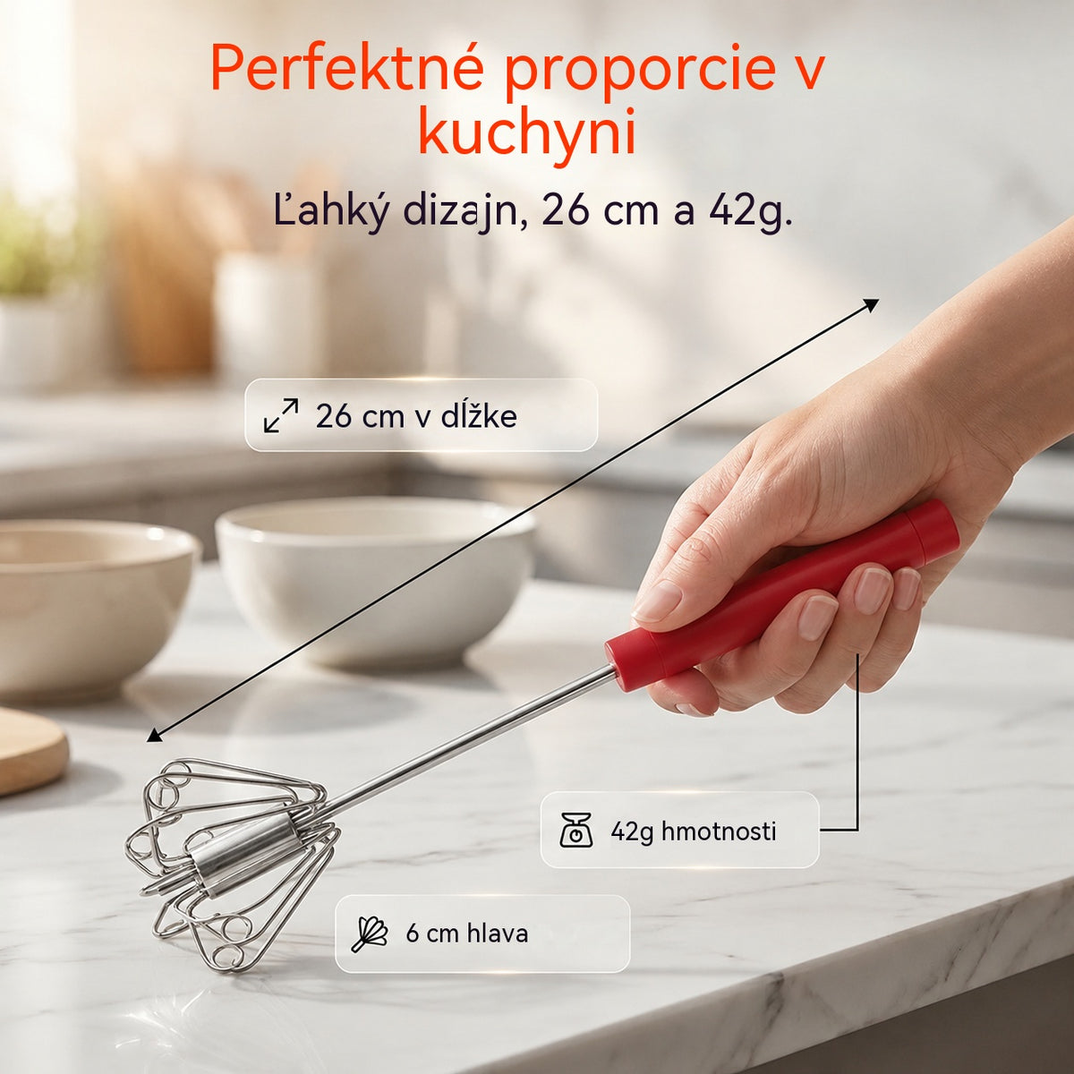🥳Kúpte 1, získajte 1 zadarmo🥳💞50% zľava!🥚💪  Poloautomatická manuálna metlička na vajcia: stlačte a roztočte – nie je potrebná elektrina. Vyšľahá vajcia a šľahačku za pár sekúnd. Šetrná k vašim zápästiam! ✨🧁