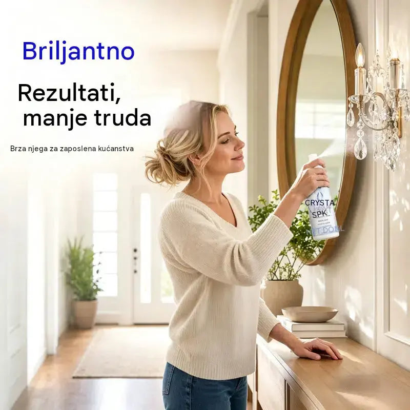 【Kupite 2, dobijte 2 gratis】✨ Sredstvo za čišćenje kristalnih lustera | Jednostavno održavanje za blistav sjaj