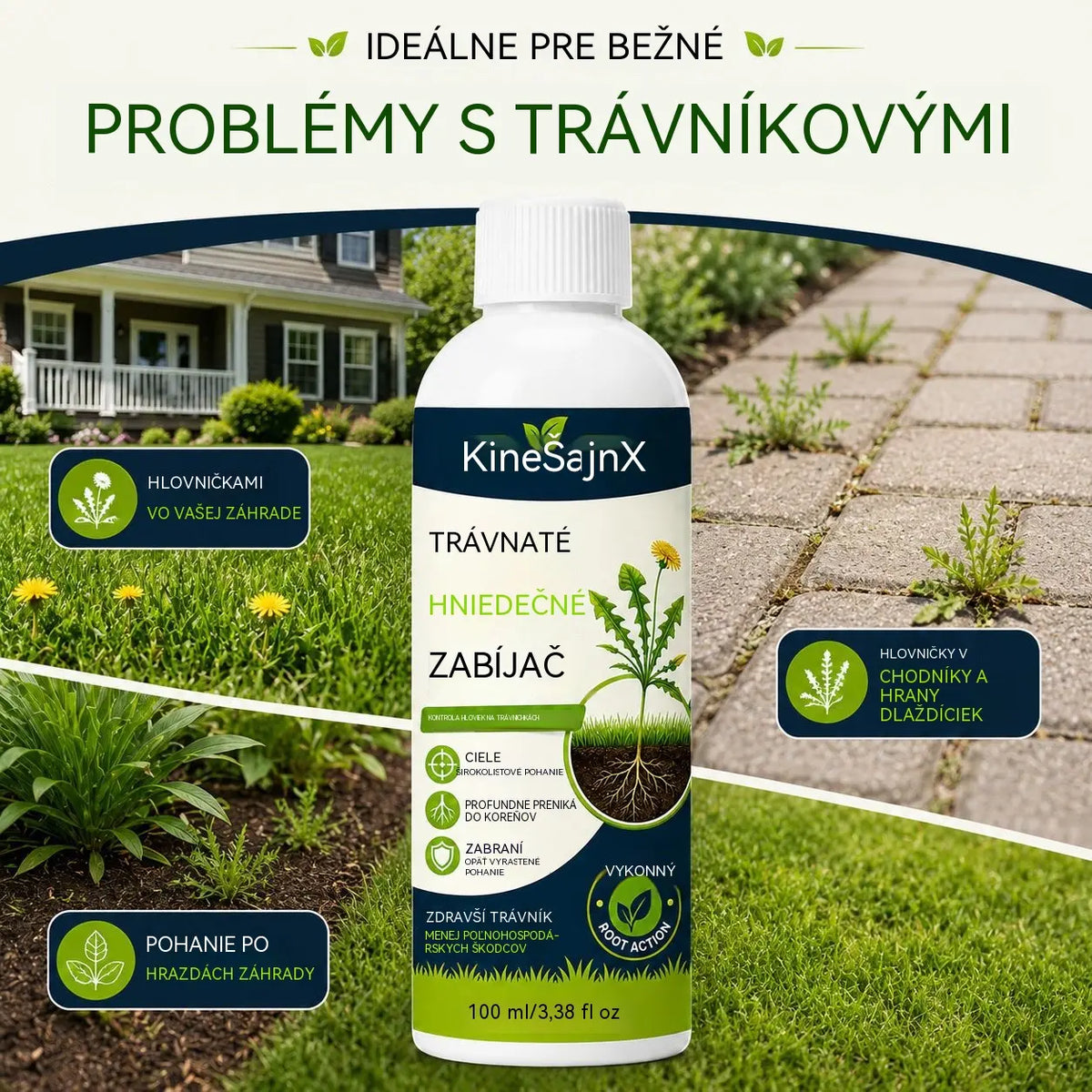 【Kúp 1, získaj 1 zadarmo】⚡Tento vysoko účinný postrek proti burine cielene bojuje proti koreňom buriny a úplne ju ničí.
