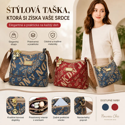 👜👍 【28*11*17cm】Viacvrstvová voľnočasová taška cez rameno z oxfordskej tkaniny