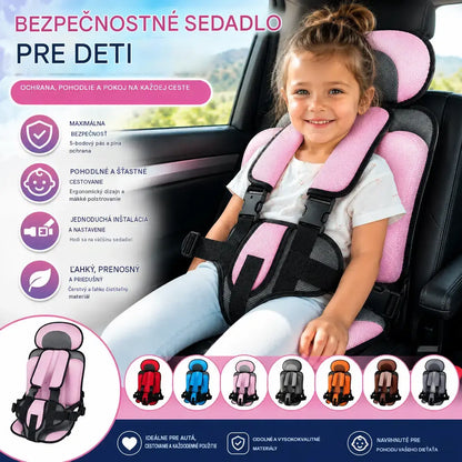 📢📢Teraz so zľavou 50 %!! ⏰ Prenosná autosedačka: bezpečná, pohodlná a skladacia; vhodná pre deti od 0 do 12 rokov; ideálna na cesty, do lietadla či vlaku 🧒✨