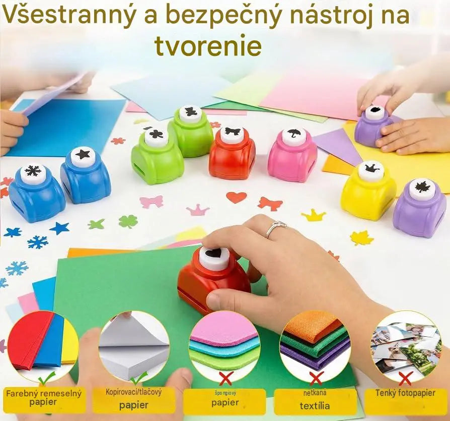 10 položiek za 22 eur✨✂️ Dierovač na kvety pre deti, vzdelávacia hračka, dierovač svojpomocne