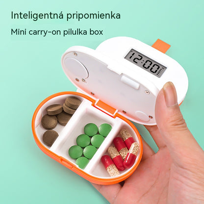 💊Inteligentný časovač pripomenutia alarmu v krabičke na lieky